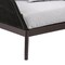 Armen Living Athos Indoor Outdoor Club Chair in Dark Eucalyptus Wood with Charcoal Rope and Gray Cushions LCATCHWDDK - alternate 5
